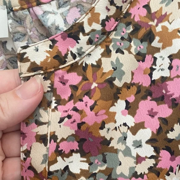 NWT LOFT Multicolor Floral Patterned dress - Picture 4 of 12